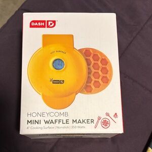 Dash Yellow Mini Waffle Maker